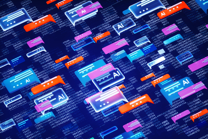 AI chat icons